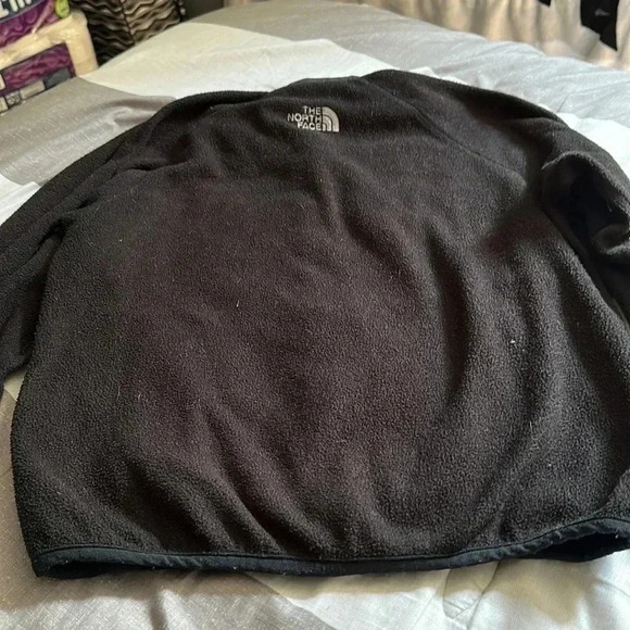 Northface black fleece zip up jacket womens size small - Picture 4 of 5